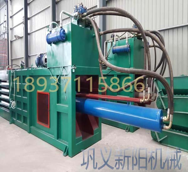 河南鞏義新陽機(jī)械廢紙打包機(jī)全體總動員